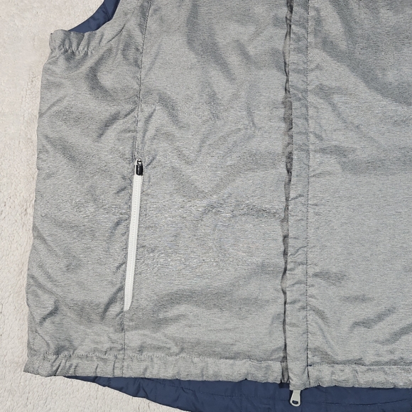 Zero Restriction Kiely Water Repellent Reversible Vest Blue / Gray Men's XL - Picture 3 of 12